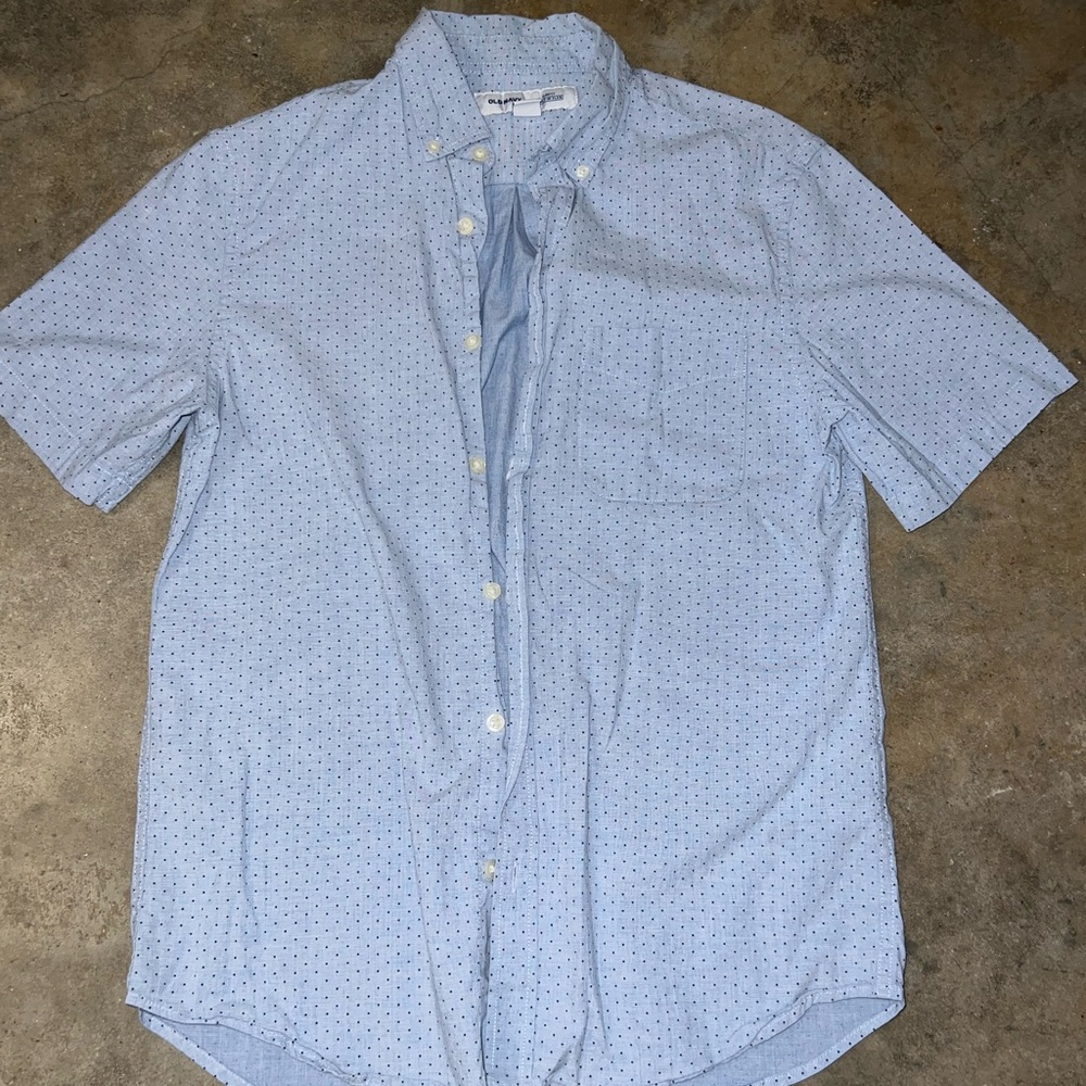 Old Navy Sky Blue Button Down Shirt